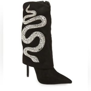 Azalea Wang BOLD-BLACK STILETTO BOOT